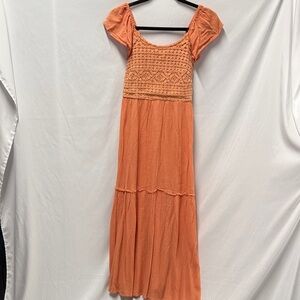 Orange Maxi Dress